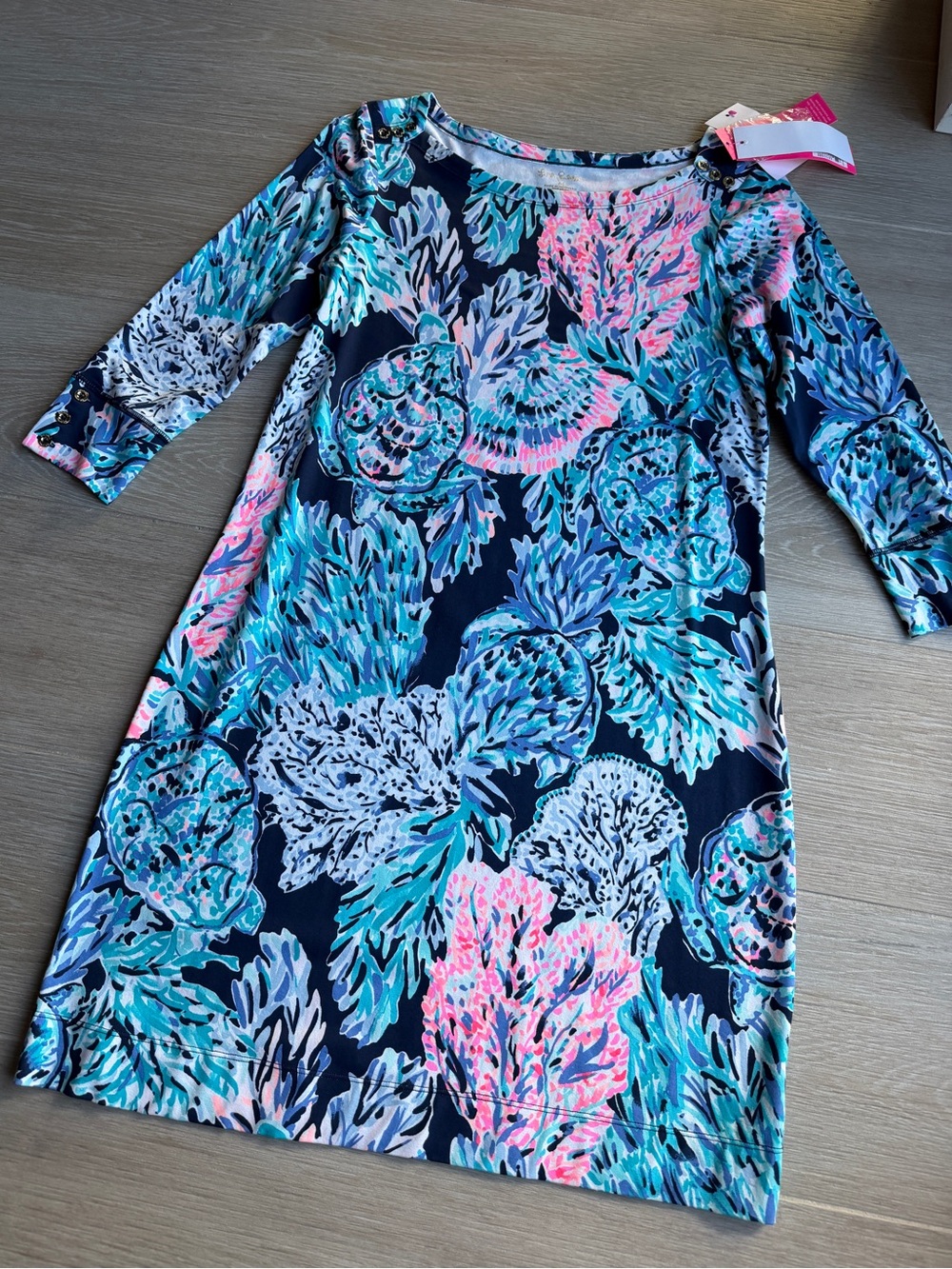 Lilly Pulitzer UPF50+ Sophie Dress with Bright Floral Print - Picture 11 of 11